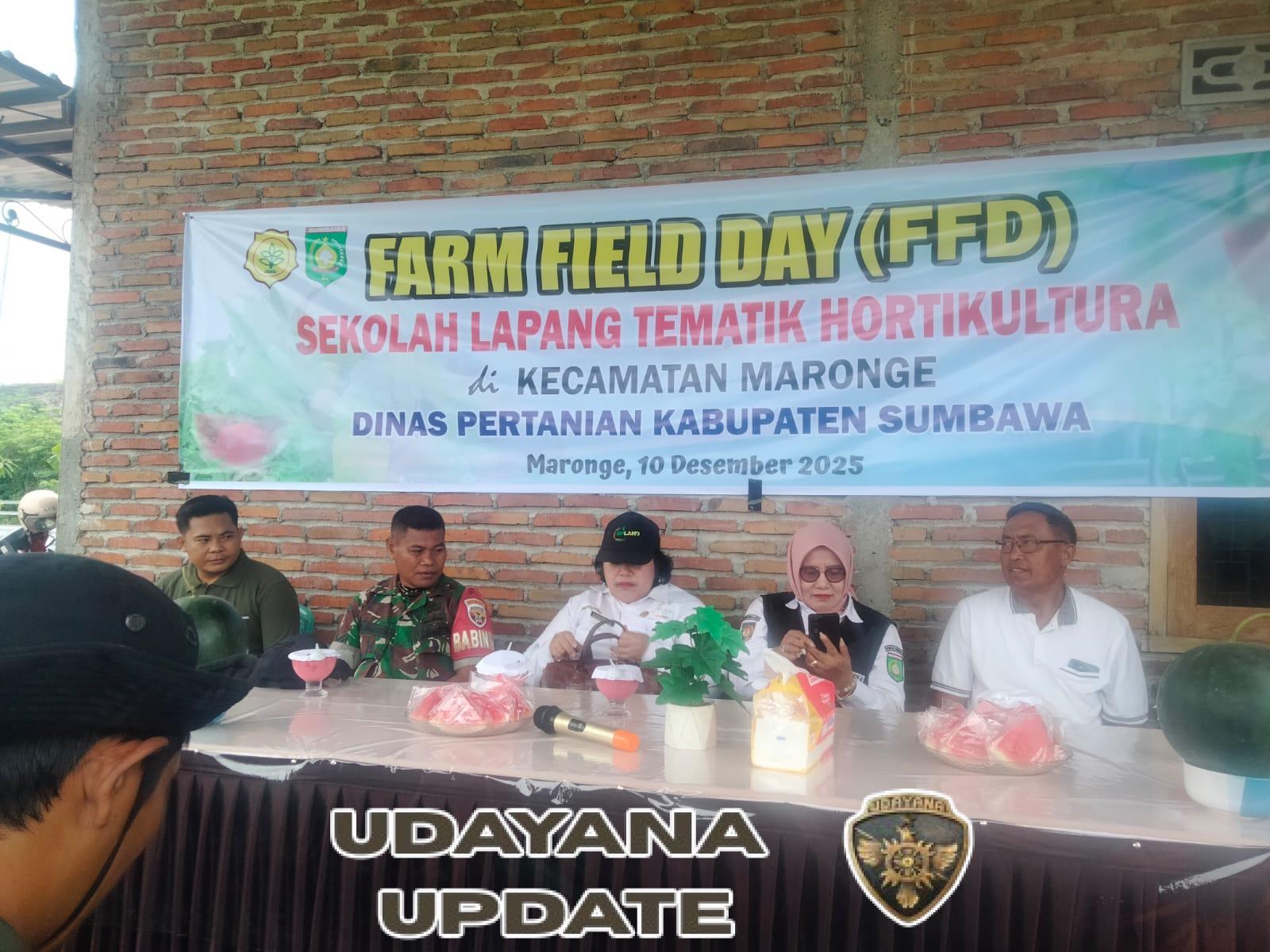 Sertu Najamuddin Hadiri FFD, Dorong Petani Maronge Terapkan Teknologi Pertanian Modern