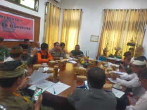 Jelang Nataru, Pemkab Klungkung Gelar Rapat Teknis Antisipasi Kerawanan Libatkan Kodim Klungkung