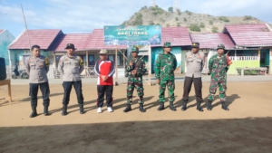 Apel Gabungan dan Karya Bakti Hari Juang TNI di Poto Tano Berlangsung Khidmat dan Meriah