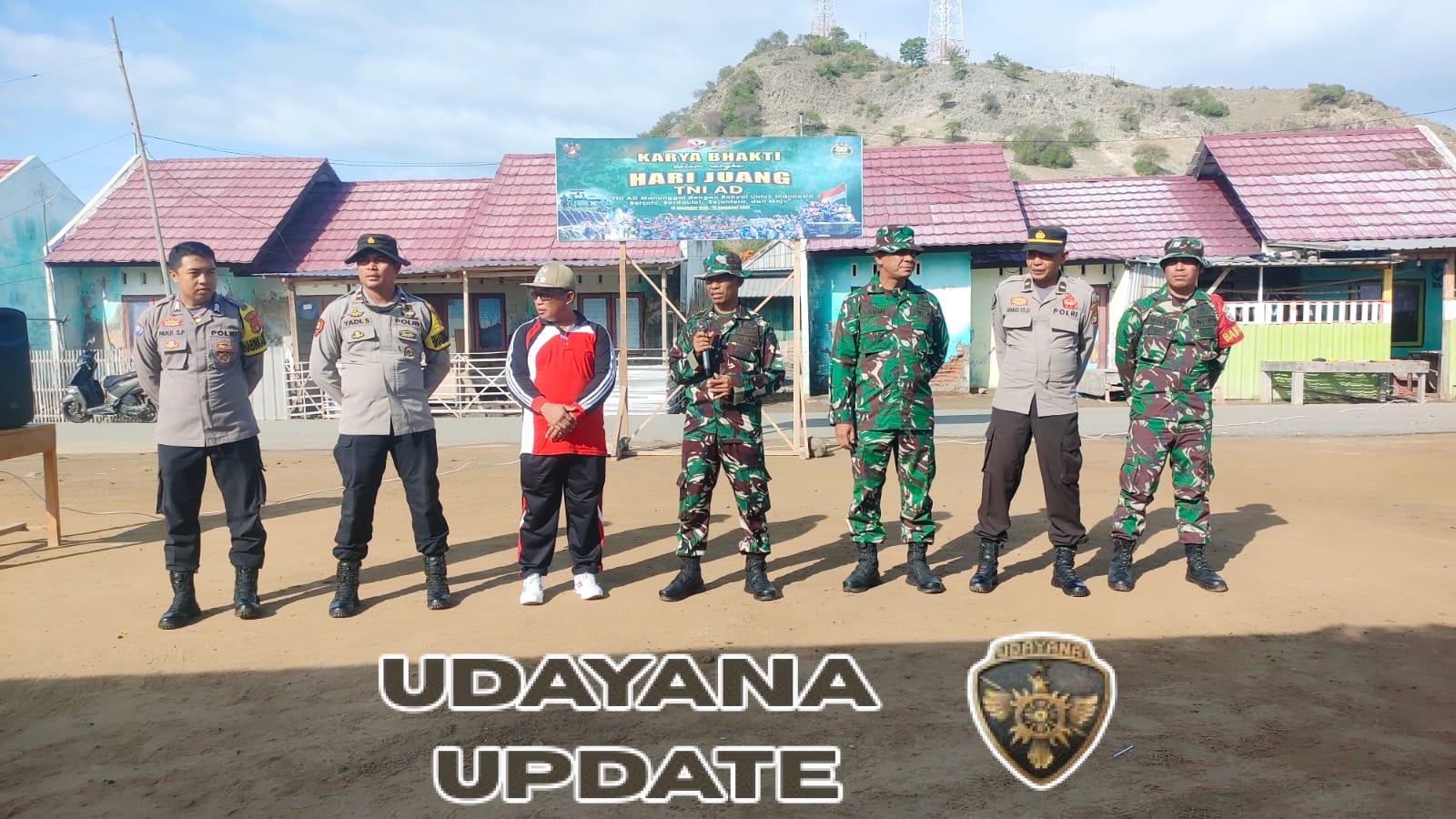 Apel Gabungan dan Karya Bakti Hari Juang TNI di Poto Tano Berlangsung Khidmat dan Meriah