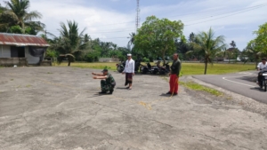 Koramil Dawan Bersama Pemdes Gelar Pengukuran Lahan Upaya Percepatan Operasional KDKMP Di Desa Paksebali
