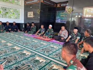 Doa Bersama Peringati Hari Juang Kartika TNI AD Ke-80 Digelar Khidmat di Makodim 1628/Sumbawa Barat.