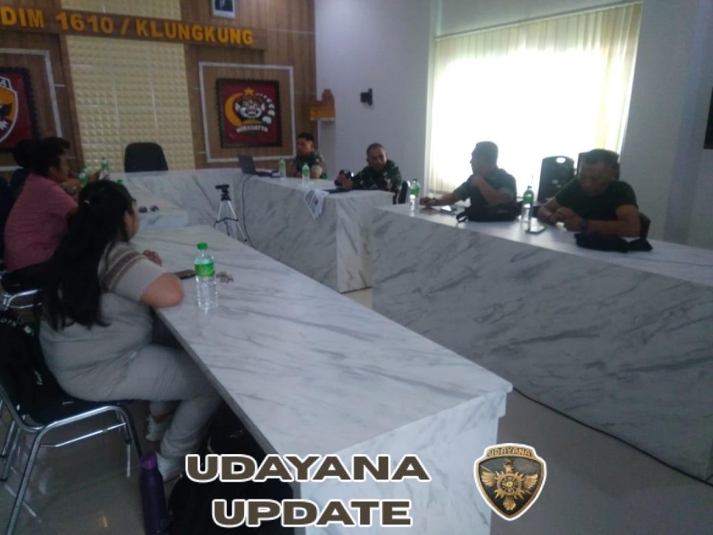 Kodim Klungkung Bersama Tim Pendampingan Koperasi Merah Putih Kabupaten Klungkung Gelar Penyamaan Persepsi Terkait Lahan KDKMP