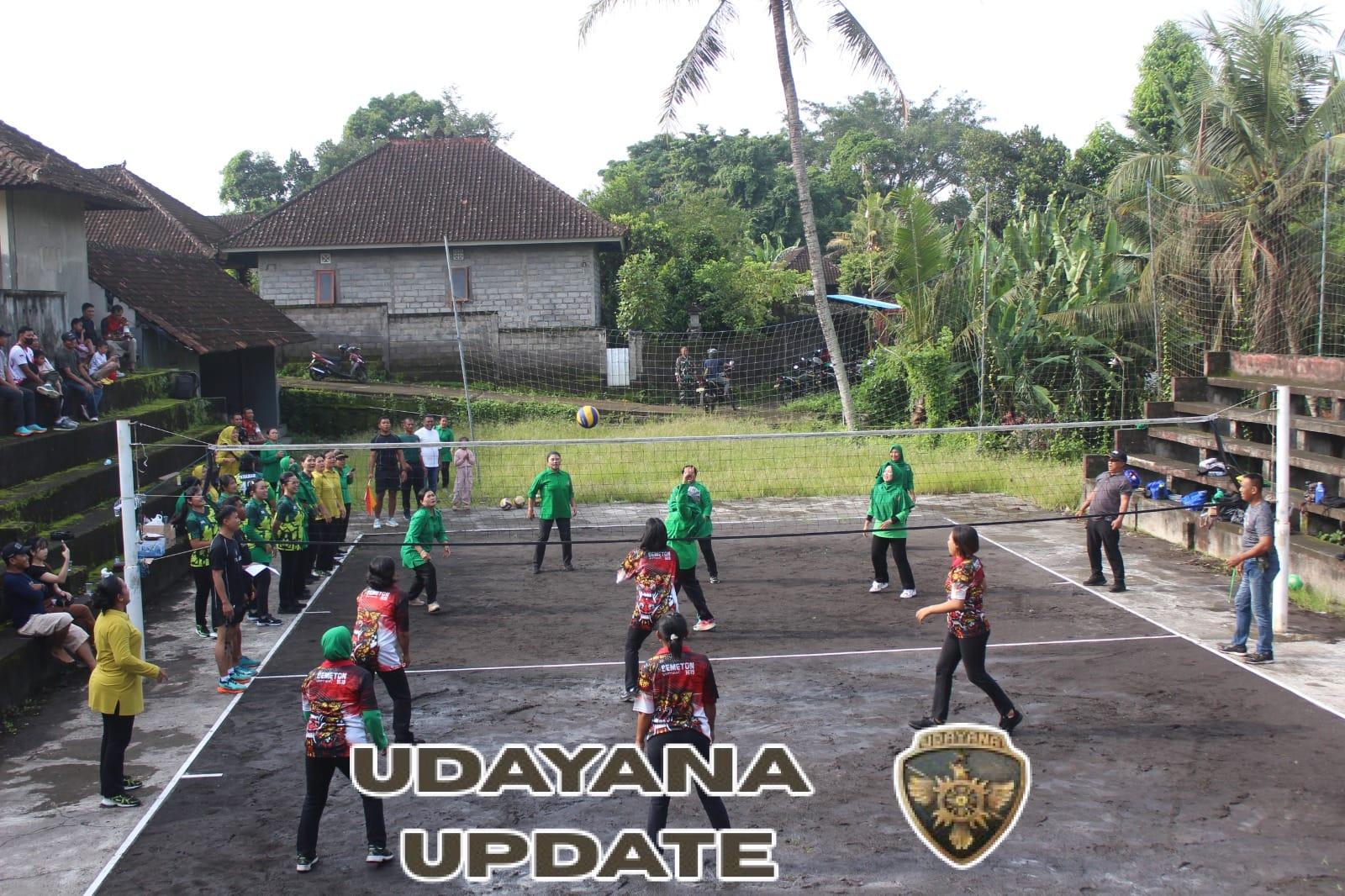 Semarak Hari Ibu ke-79, Persit Kodim Tabanan Gelar Turnamen Voli Se-Nusantara