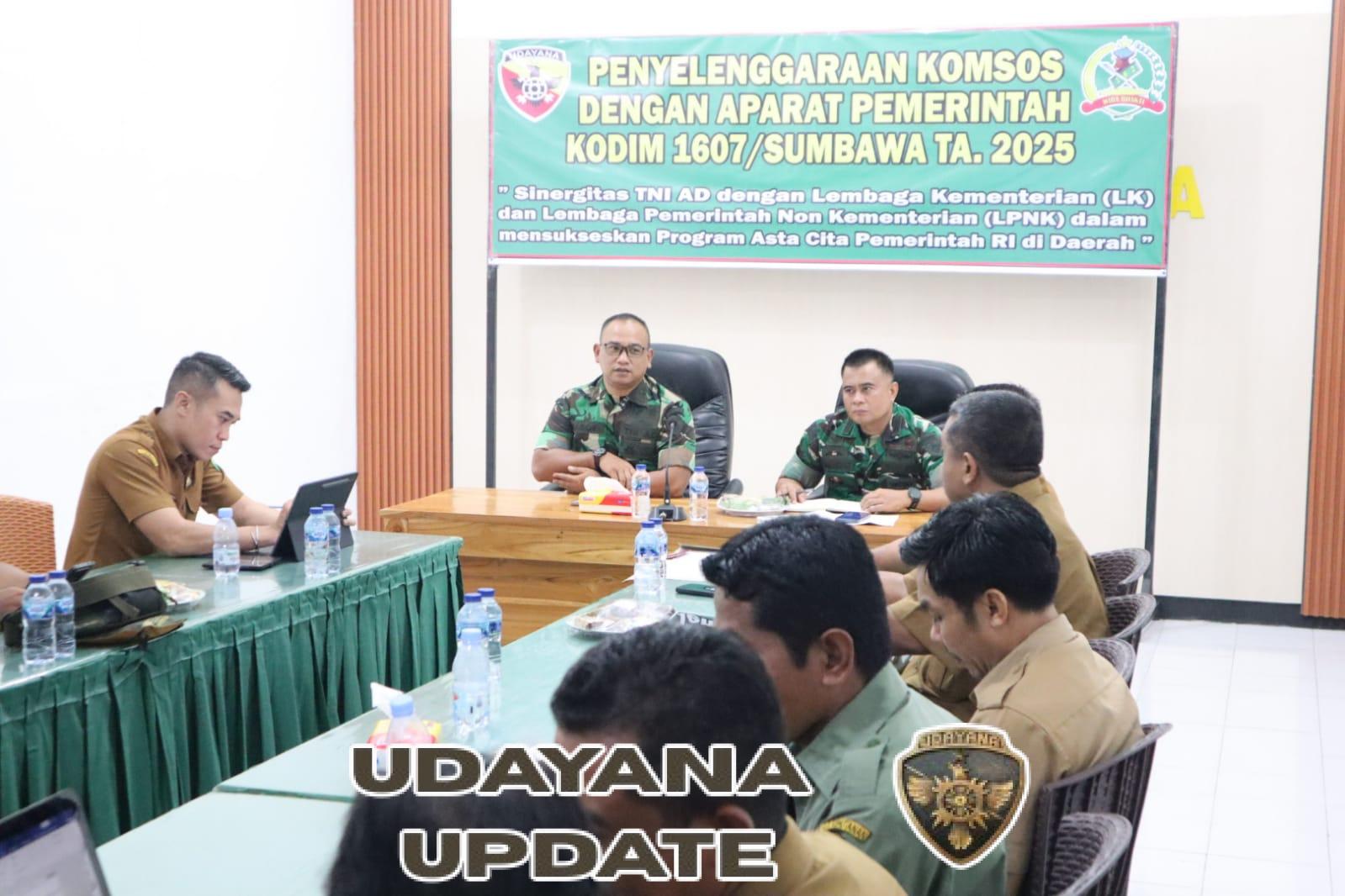 Kodim 1607/Sumbawa dan Pemkab Sumbawa Satukan Langkah Wujudkan Penghijauan Berkelanjutan