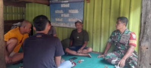 Babinsa Koramil 1628-03/Seteluk Laksanakan Komsos, Ciptakan Wilayah Aman dan Kondusif