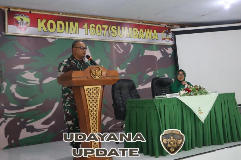Perkuat Moral dan Soliditas, Dandim 1607/Sumbawa Beri Arahan Strategis Keluarga Besar Kodim