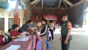 Babinsa Petak Kaja Dampingi Posyandu Balita, Wujudkan Generasi Sehat dan Berkualitas