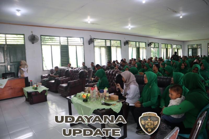 Jaga Kesiapan Prajurit, Kodim 1607/Sumbawa Gandeng Puskesmas Unit I Sosialisasikan Kesehatan Reproduksi