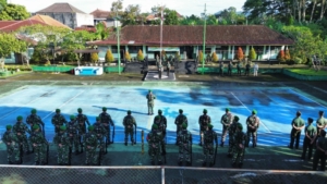 Kodim 1626/Bangli Gelar Upacara Bendera 17 Desember 2025, Kasdim Bacakan Amanat Pangdam IX/Udayana