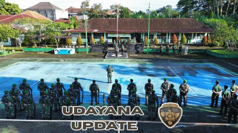 Kodim 1626/Bangli Gelar Upacara Bendera 17 Desember 2025, Kasdim Bacakan Amanat Pangdam IX/Udayana