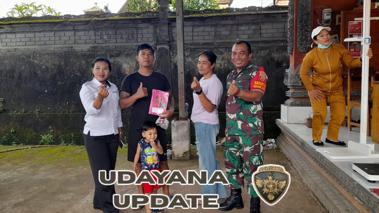 Babinsa Jehem Dampingi Posyandu Balita sebagai Bentuk Dukungan Kesehatan Anak