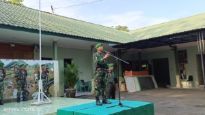 Dandim Tabanan Tekankan Profesionalisme dan Tanggungjawab Saat Upacara Bendera 17-an