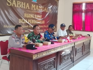 Rapat Koordinasi Nataru 2026 di Desa Pengastulan, Perkuat Sinergitas Pengamanan Wilayah