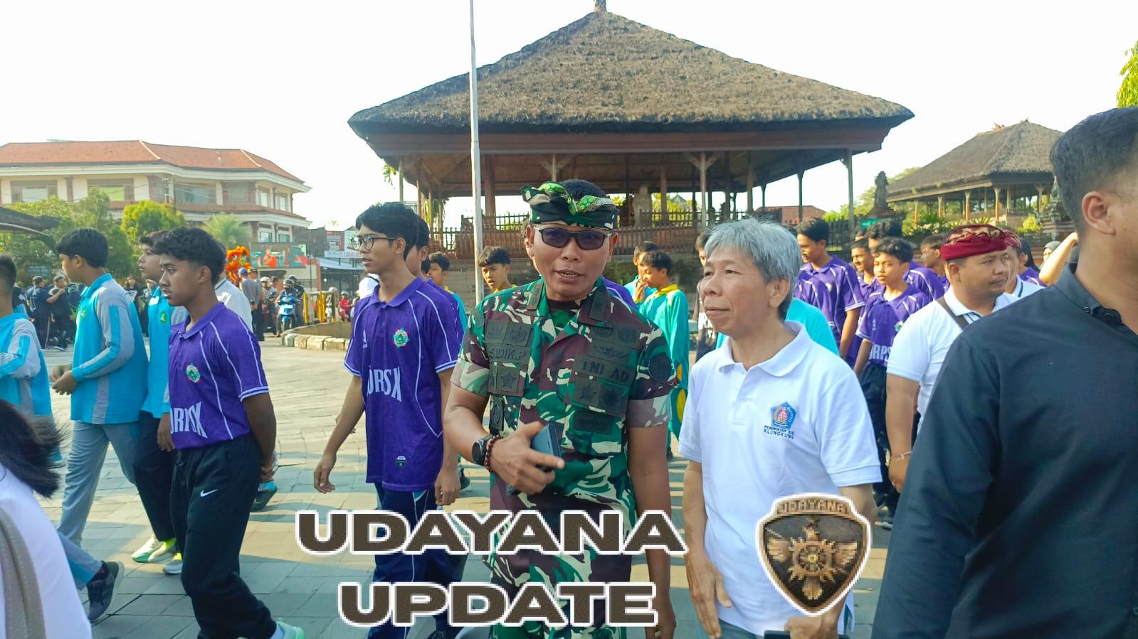 Umat Rukun dan Sinergi, Indonesia Damai dan Maju, Hari Amal Bakti Ke 80 tahun 2025 Di Klungkung Diwarnai Jalan Santai