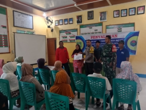 Koramil 1607-06/Lape Lopok Pastikan BLT DD Tepat Sasaran di Desa Hijrah