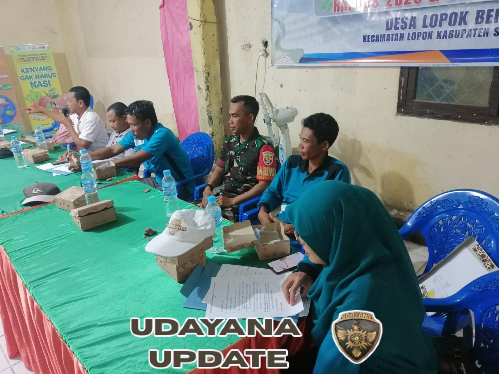 Serda Suparman Kawal MusrenbangDes Lopok Beru, Dukung Perencanaan Pembangunan Desa