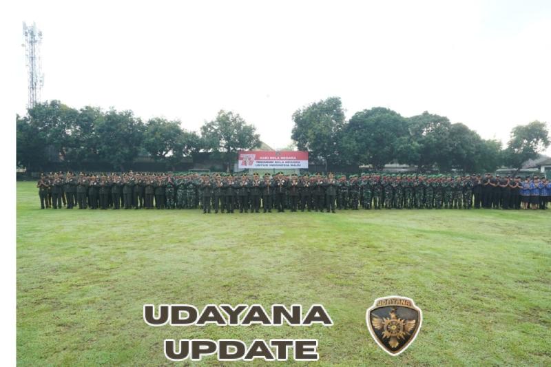 Pimpin Upacara Hari Bela Negara Danrem 163/Wira Satya Dengan Tema : Teguhkan Bela Negara Untuk Indonesia Maju