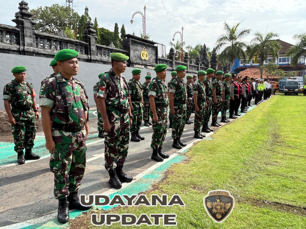 Kodim 1616/Gianyar Hadiri Apel Gelar Pasukan Operasi Lilin Agung 2025, Siap Amankan Nataru