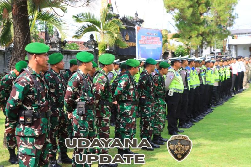 Kodim Klungkung Ikut Serta Apel Gelar Pasukan Operasi “Lilin Agung-2025“