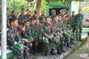 Gelar Jam Komandan, Dandim Klungkung Beri Instruksi Songsong Perayaan Natal Dan Tahun Baru