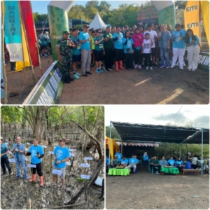 ‎Babinsa Penyaring Kawal Run The Grove 2025 dan Penanaman Mangrove