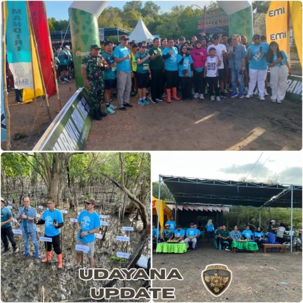 ‎Babinsa Penyaring Kawal Run The Grove 2025 dan Penanaman Mangrove