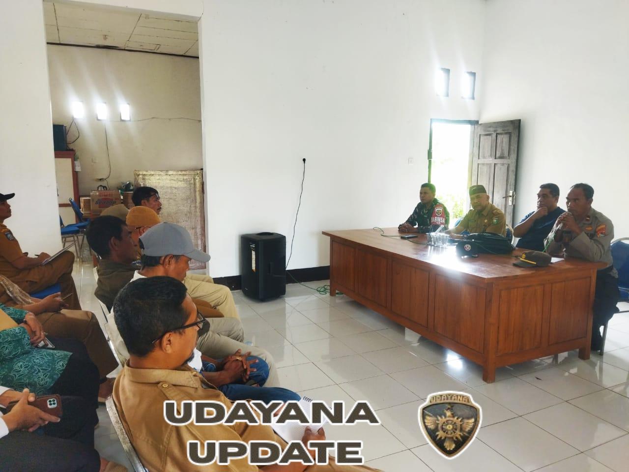 Koramil Ropang Aktif Kawal Stabilitas Wilayah, Rakor Aparatur Digelar di Lantung