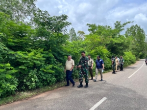 Sinergi TNI dan Instansi Terkait, Pengukuran Lahan Yon TP Digelar di Noinbila.