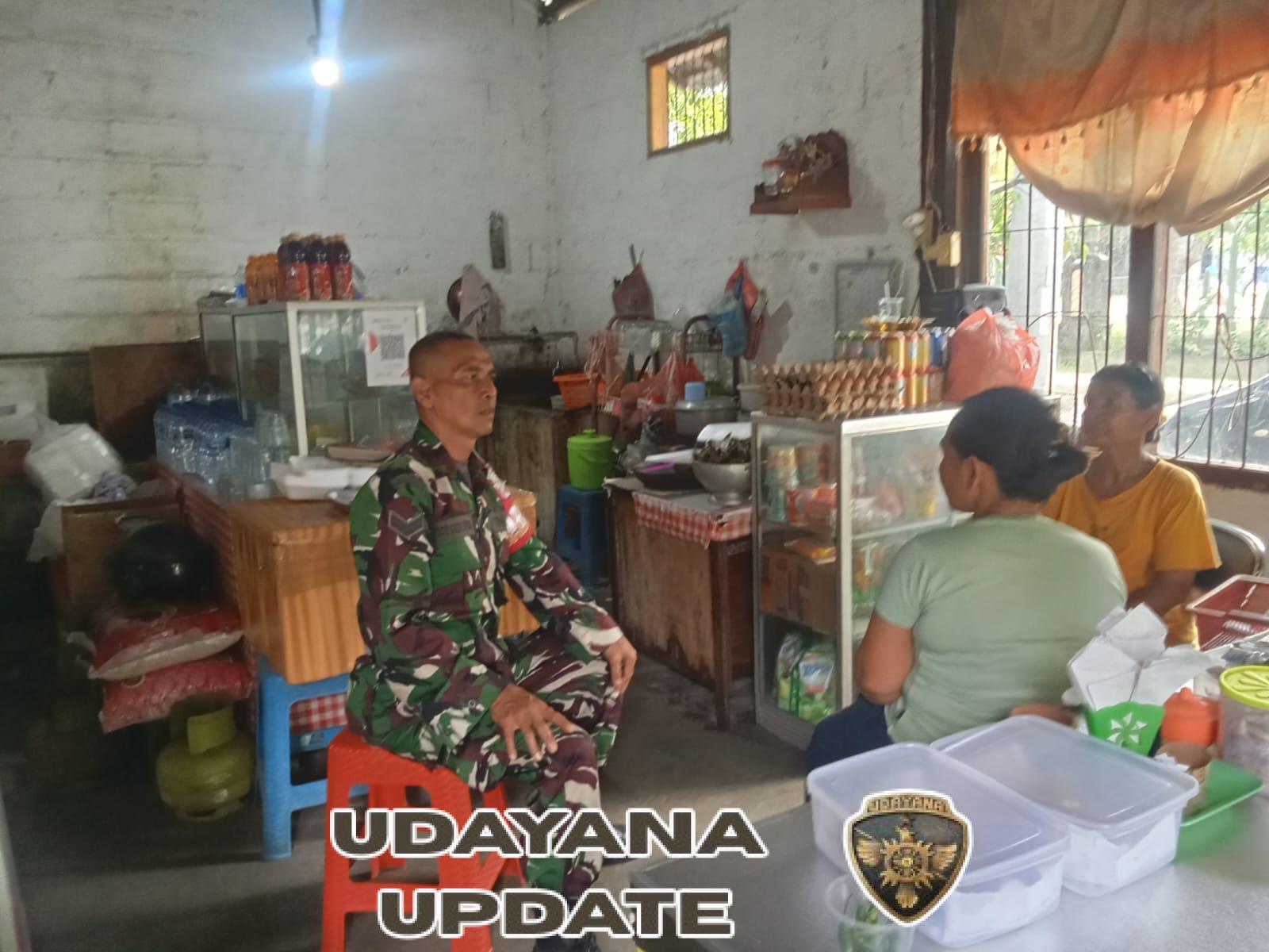 Babinsa Desa Unggahan Laksanakan Komsos untuk Pererat Kemanunggalan TNI dan Rakyat di Seririt