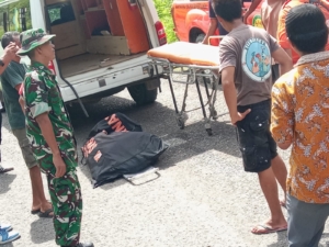 ‎Sepekan Hilang, Koramil Lunyuk dan Tim Gabungan Temukan Korban Banjir