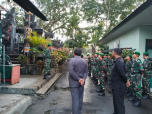 Wujudkan Kondusigitas Wilayah, Kodim Tabanan Siagakan Personel Jelang Perayaan Natal dan Tahun Baru 2026