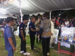 ‎Kodim 1607/Sumbawa Dukung Pembinaan Atlet, Danramil Moyo Hilir Hadiri Bupati Cup Tinju 2025