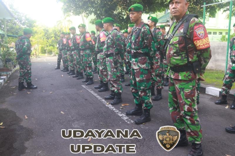 Pasca Natal Kodim Klungkung Gelar Apel Siaga