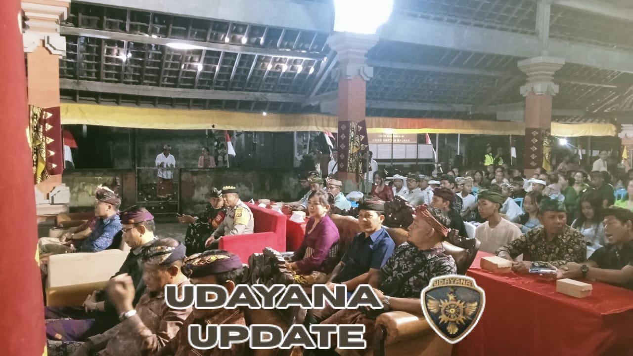 Babinsa Koramil Klungkung Atensi HUT Ke – 37 ST Putra Mekar Banjar Kacangdawa,