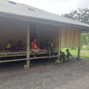 Babinsa Koramil 04/Tabundung Dampingi Warga Siapkan Masa Tanam