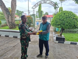 Ringankan Beban Warga, Koramil Gelar Gerakan Pangan Murah Beras SPHP