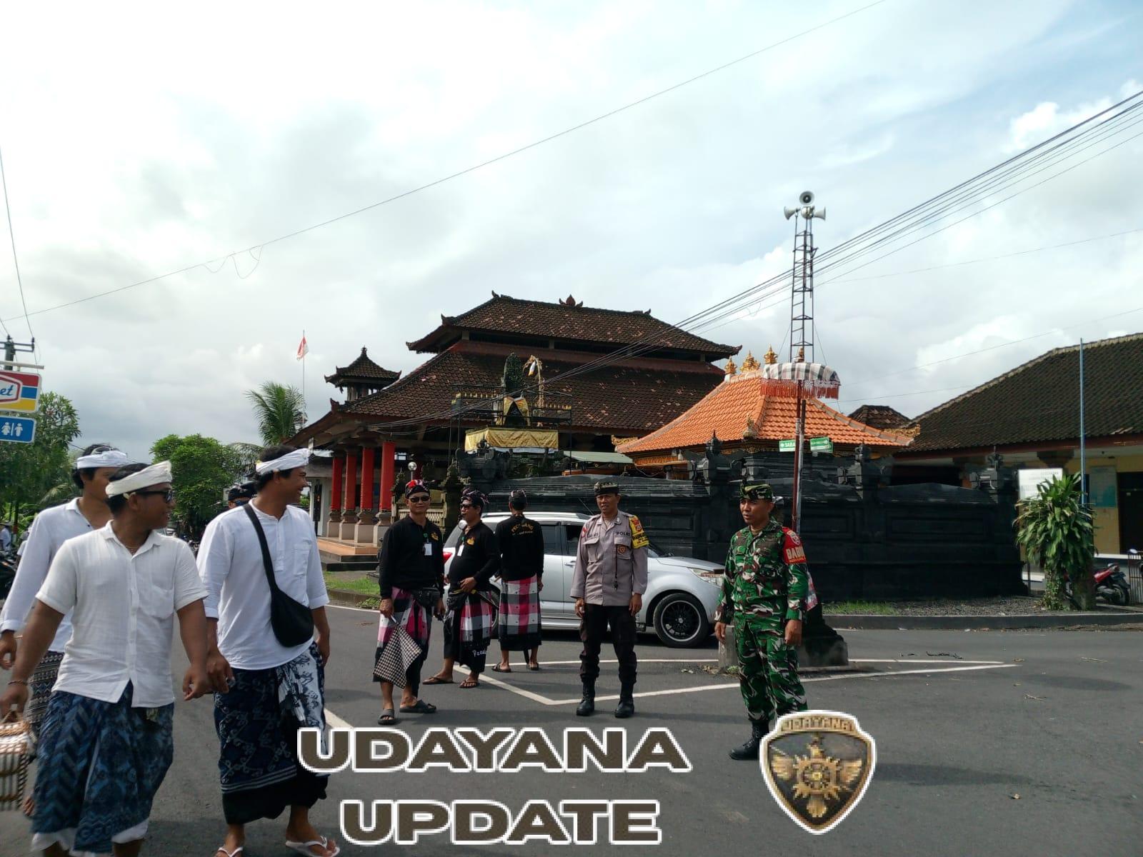 Sinergi TNI–Polri dan Pecalang Amankan Upacara Melasti Desa Adat Banda di Blahbatuh