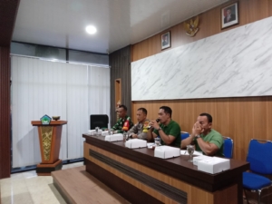 Babinsa Sulang Hadiri Rakor Kesiapan Sambut Tahun Baru 2026