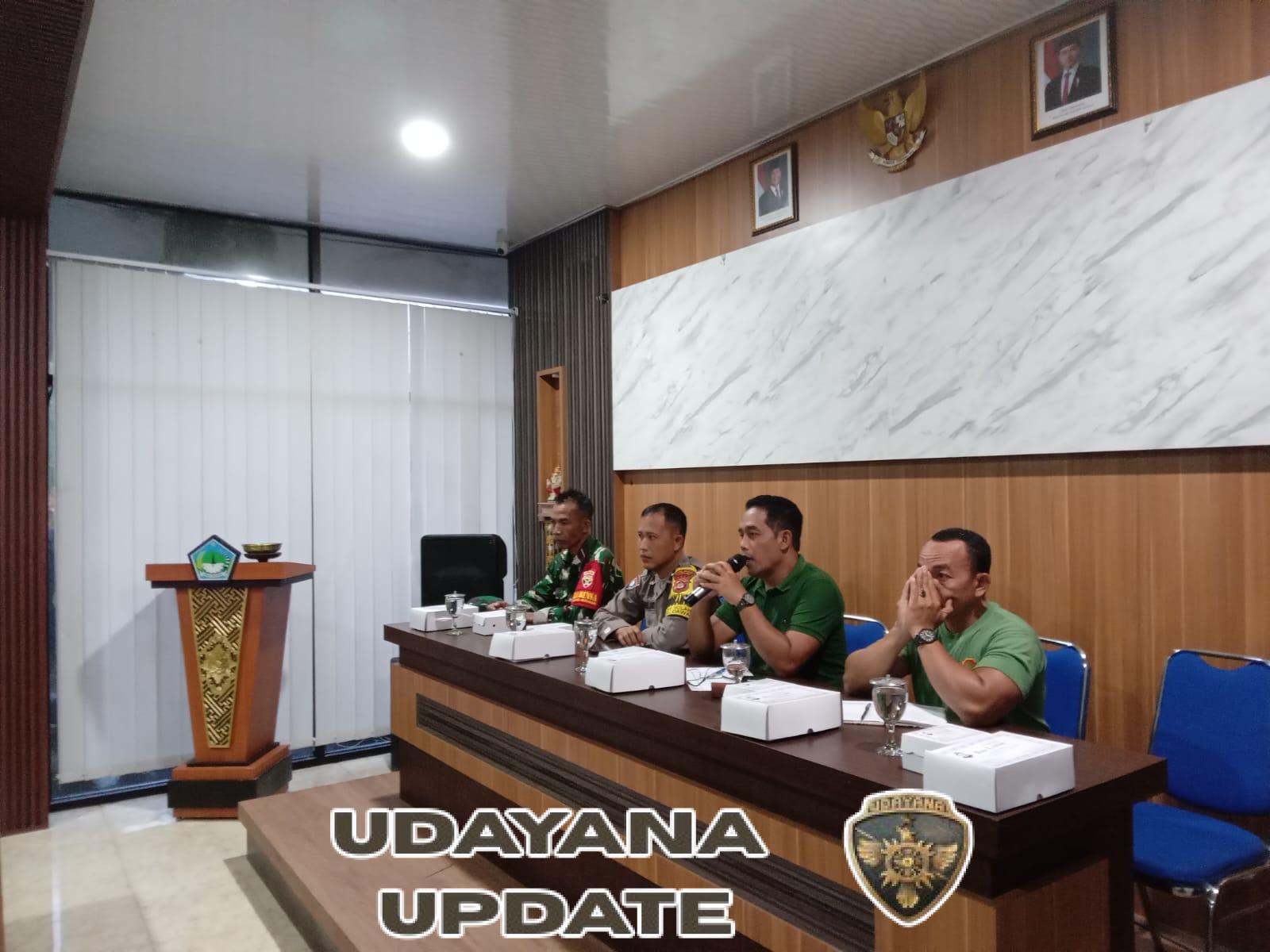 Babinsa Sulang Hadiri Rakor Kesiapan Sambut Tahun Baru 2026