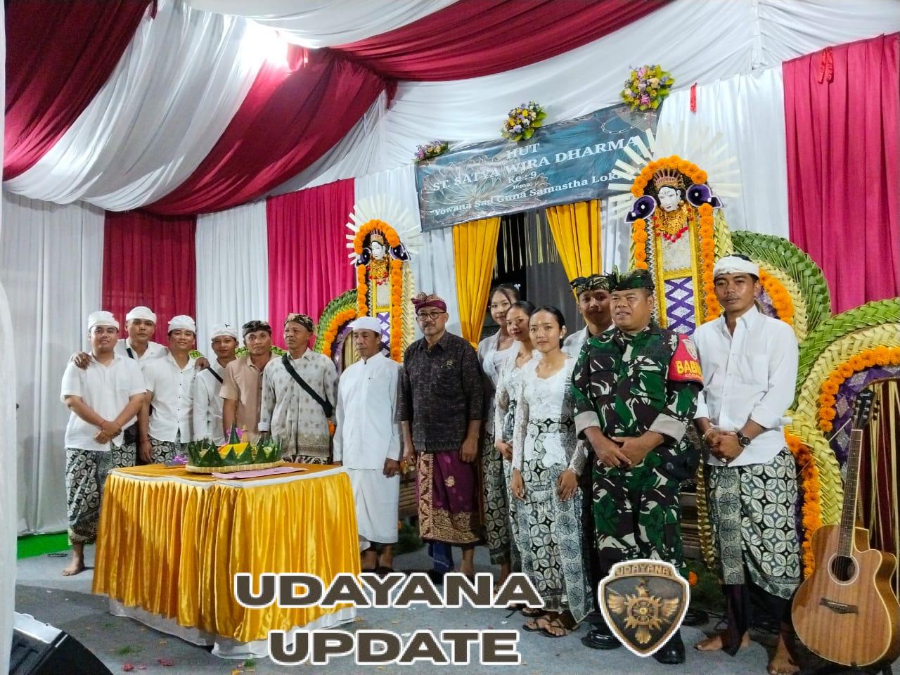 Babinsa Getakan Hadiri Puncak HUT Ke 9 ST Satya Wira Dharma