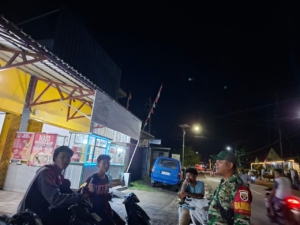 Koramil 1607-04/Alas Intensifkan Patroli Malam, Warga Sambut Tahun Baru 2026 dengan Tenang