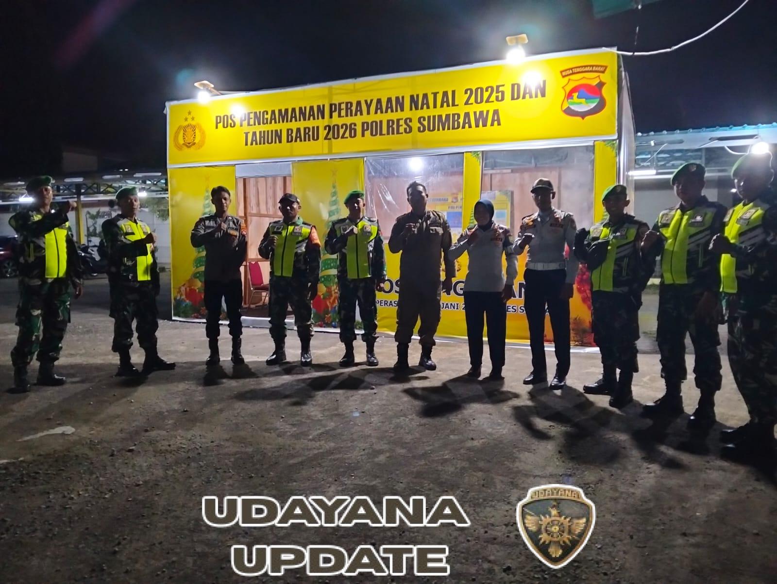 ‎Sinergi TNI–Polri dan Pemda, Kodim 1607/Sumbawa Jaga Keamanan Wilayah Jelang Natal dan Tahun Baru