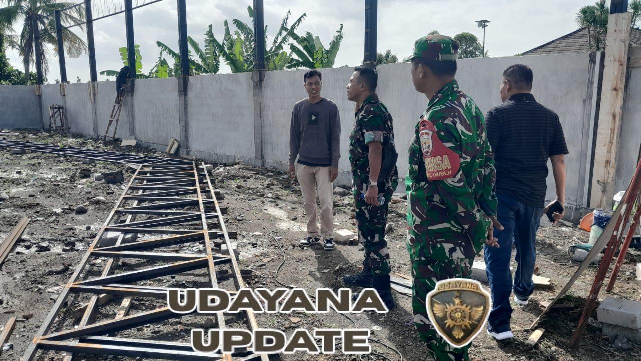 Dukung Program KDKMP, Dandim 1616/Gianyar Tinjau Pembangunan Kantor Koperasi Merah Putih Wilayah Blahbatuh