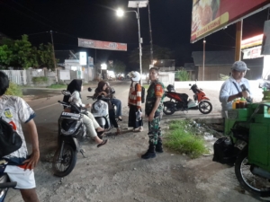 TNI Hadir Jaga Kamtibmas: Patroli Malam Koramil 1607-08 Menyasar Titik Rawan