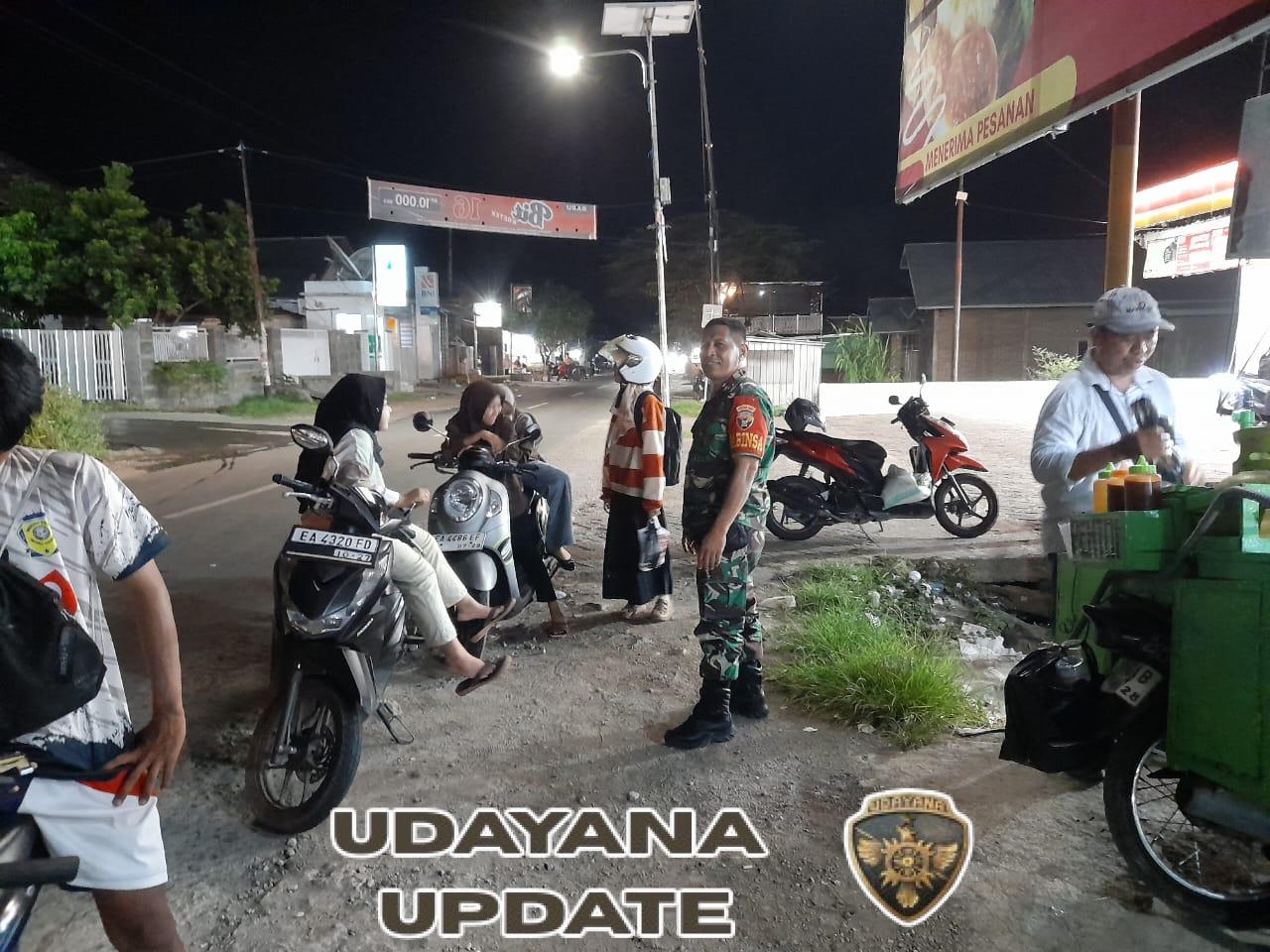 TNI Hadir Jaga Kamtibmas: Patroli Malam Koramil 1607-08 Menyasar Titik Rawan