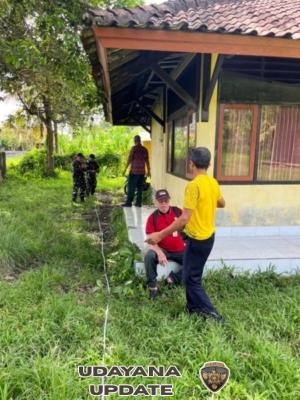Danramil Banjarangkan Turun Langsung Tinjau Pengukuran Lahan Rencana Pembangunan KDKMP Di Desa bakas