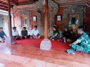 Dandim 1626/Bangli Silaturahmi ke Puri Kilian, Perkuat Sinergi TNI dan Tokoh Adat