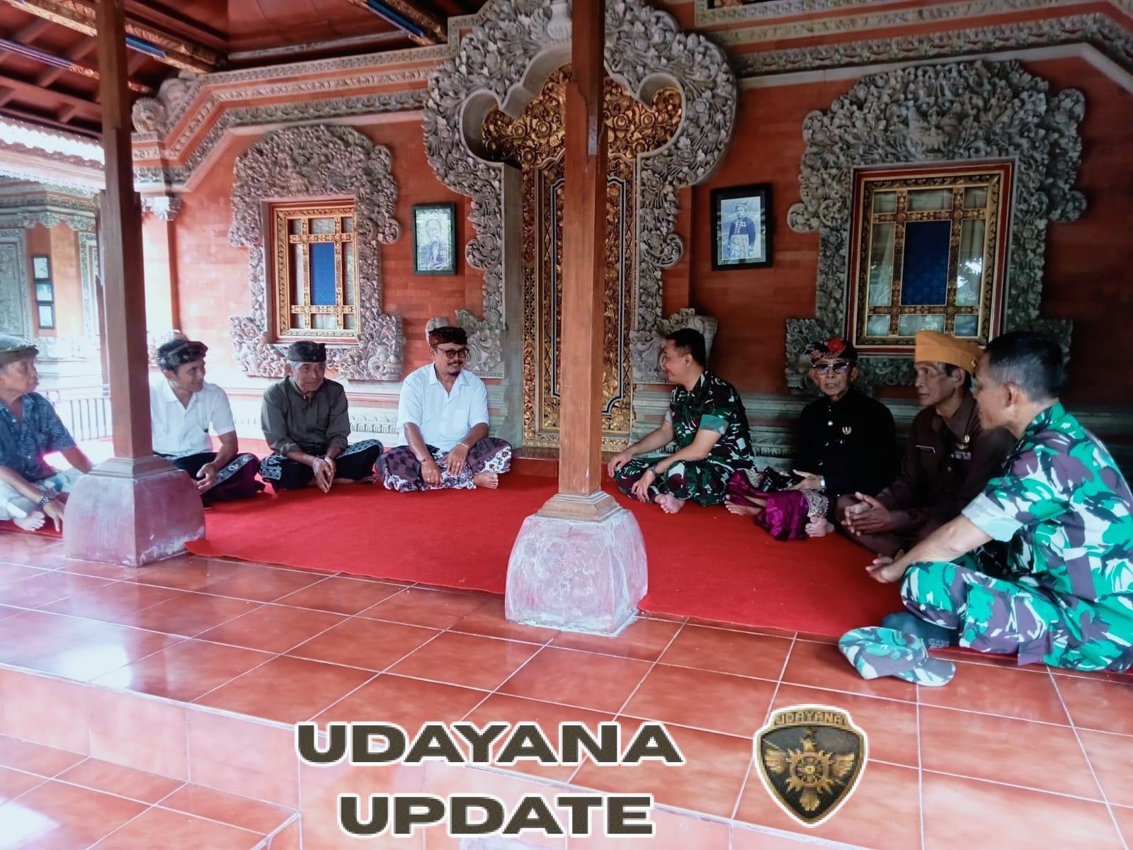 Dandim 1626/Bangli Silaturahmi ke Puri Kilian, Perkuat Sinergi TNI dan Tokoh Adat