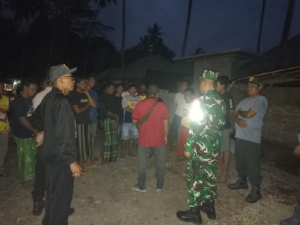 Jelang Tahun Baru 2026, Babinsa Pejeng Kelod Dukung Sidak Pendataan Penduduk Pendatang